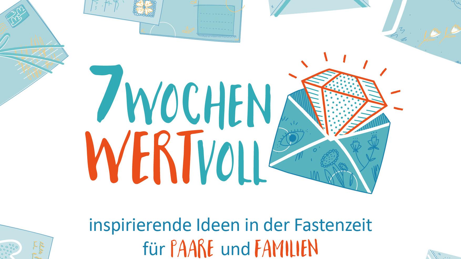 Einladungsplakat 7 Wochen wertvoll  alle Informationen stehen auch im Text