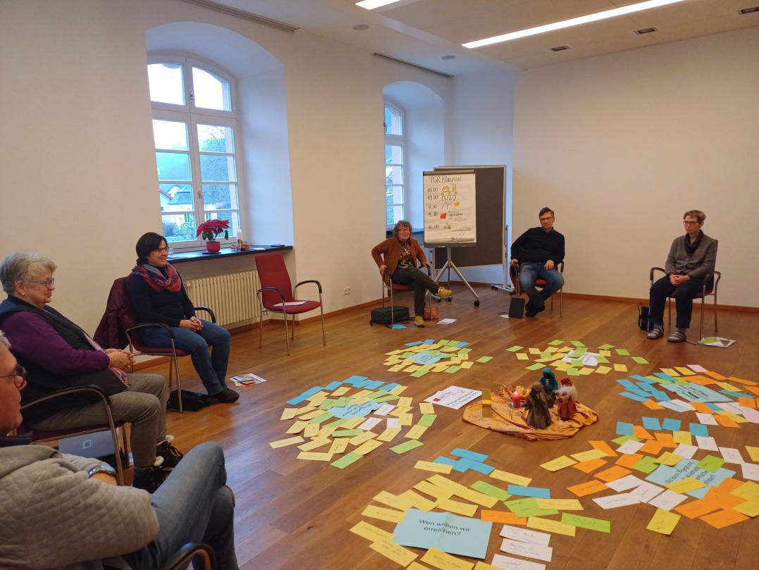 Klausurwochenende in St. Thomas, Gruppenarbeit