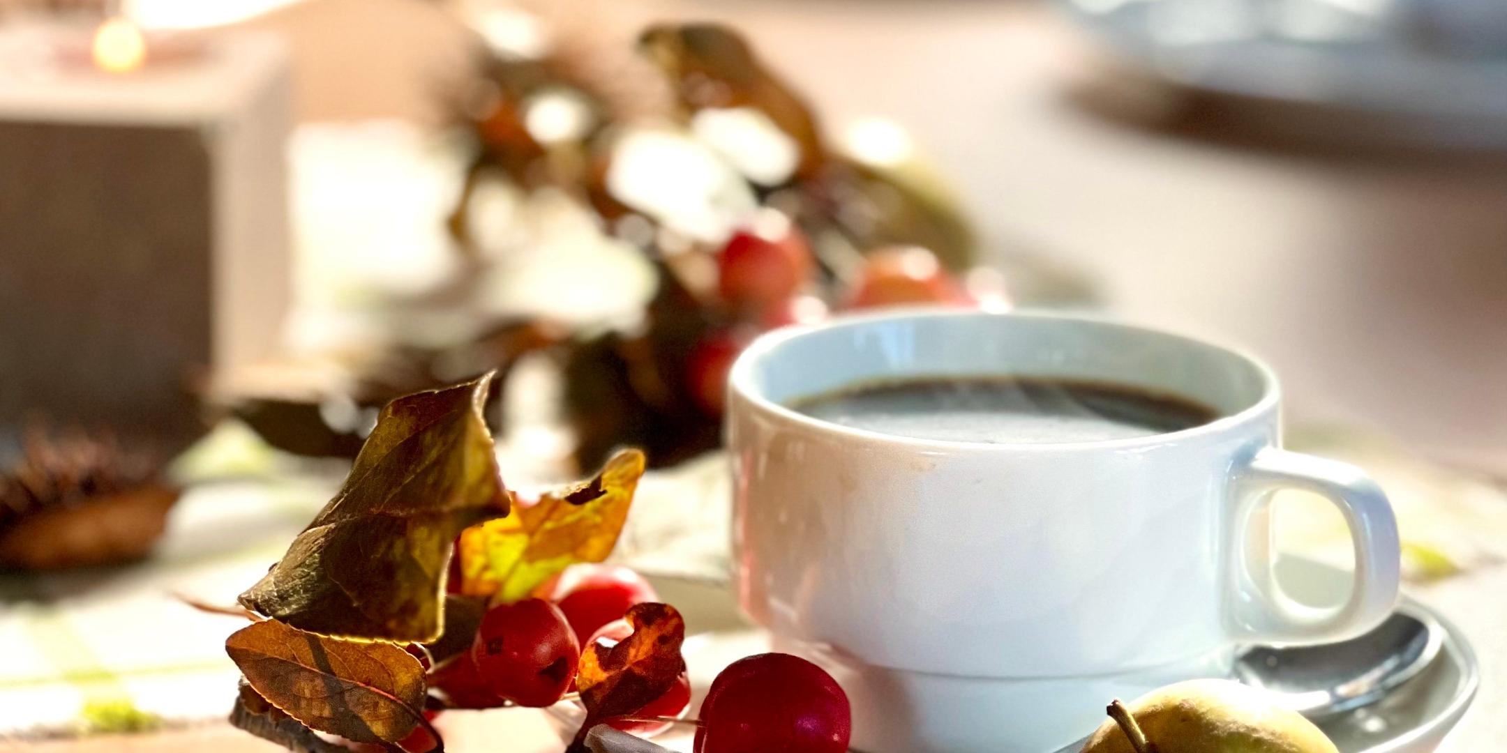 Zeit für eine Tasse Café und ein gutes Gespräch