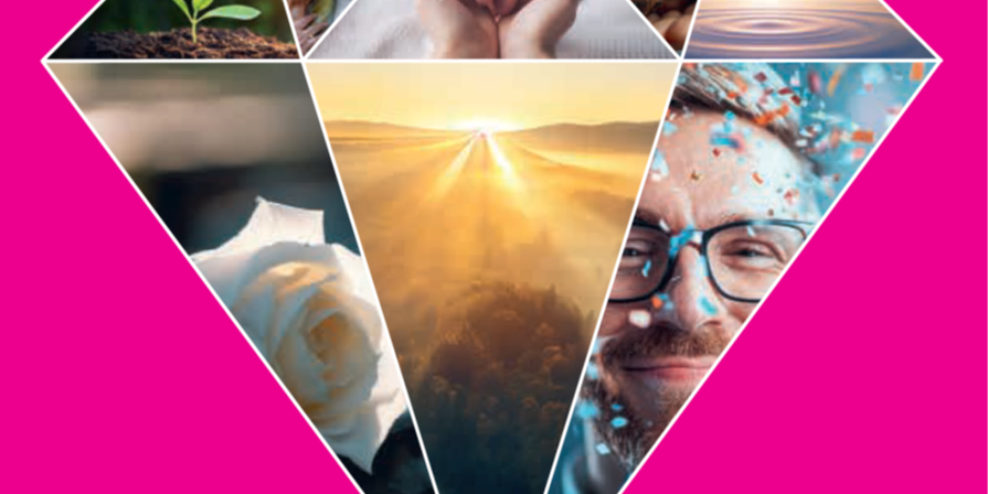 Bild als Kristall gestaltet