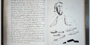 Das Foto zeigt die aufgeschlagene Bücker-Bibel