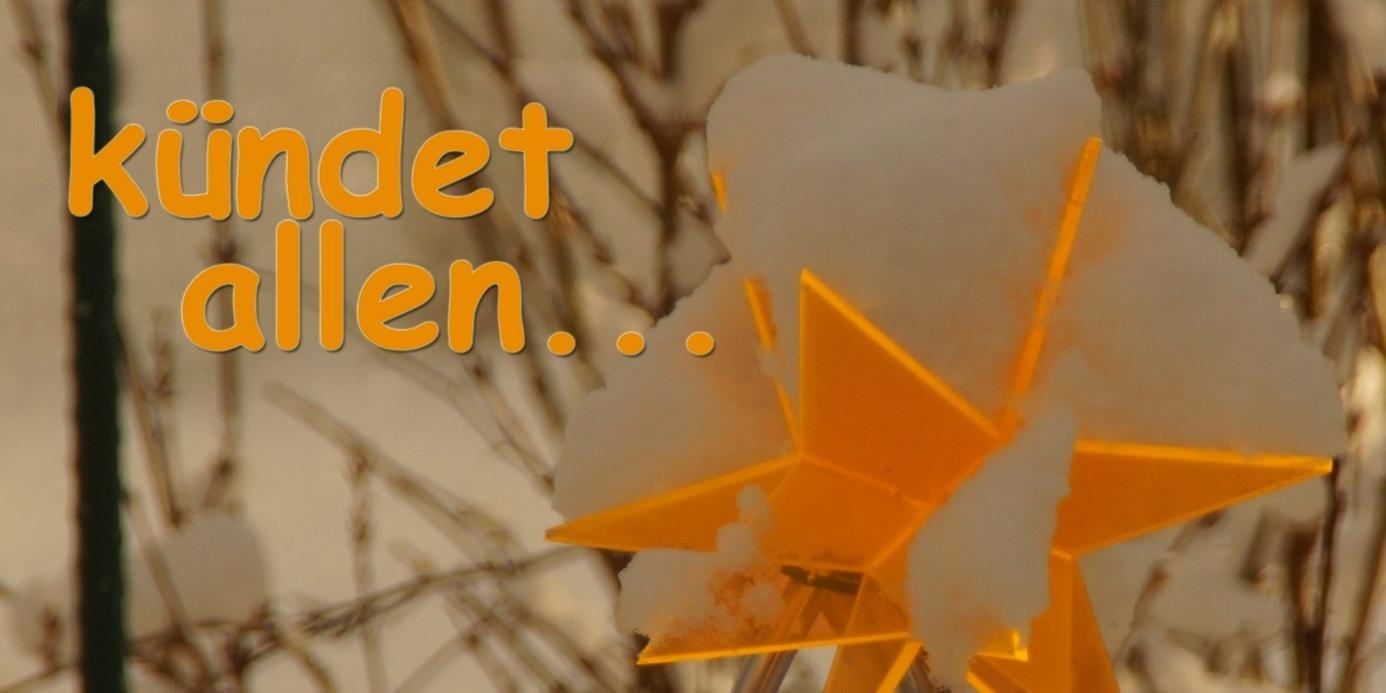 Kündet allen in der Not
