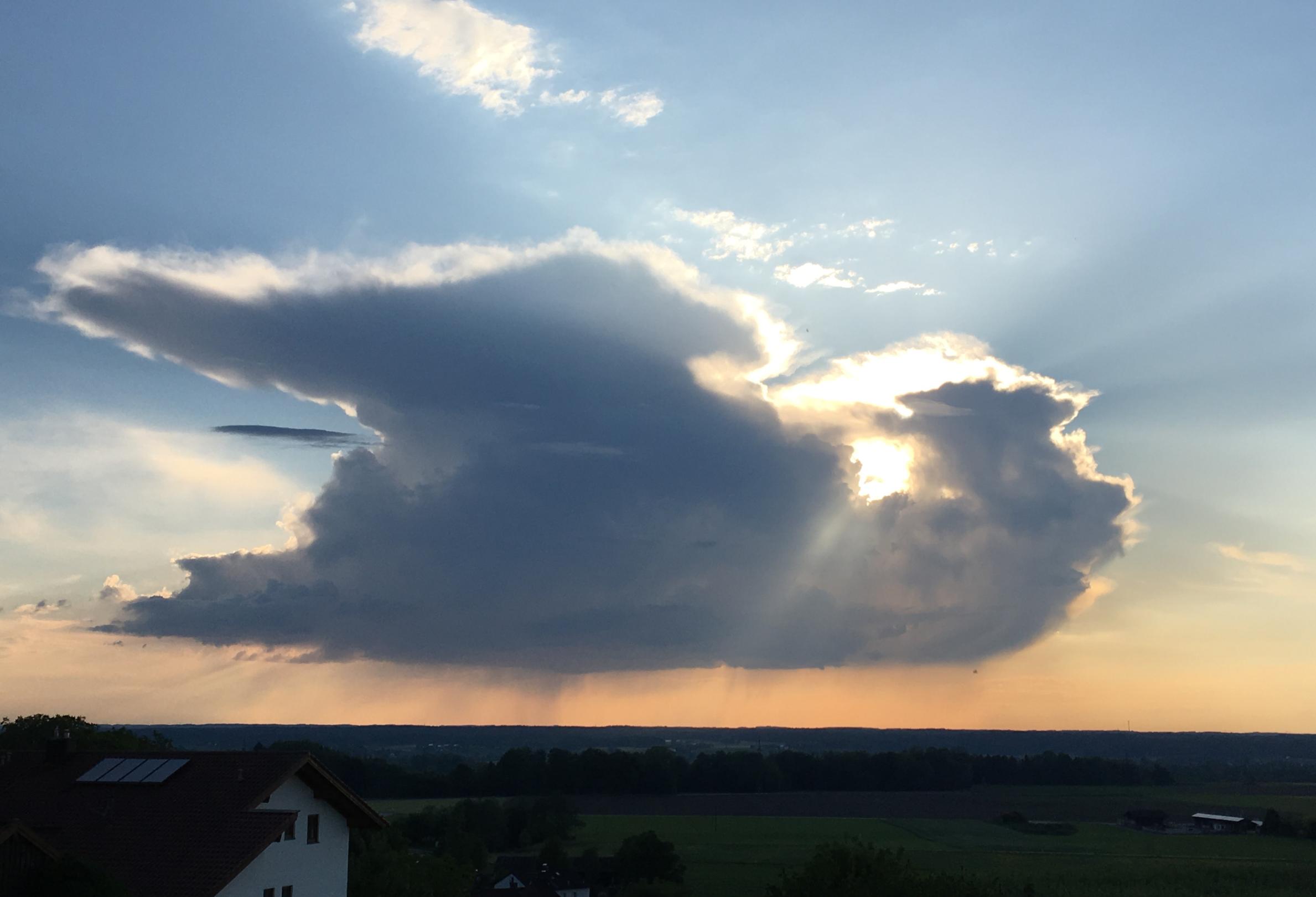 Wolke in Form einer Taube